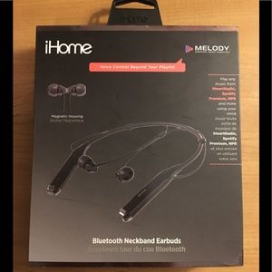 iHome iB82BC Behind Neck Bluetooth Headphone